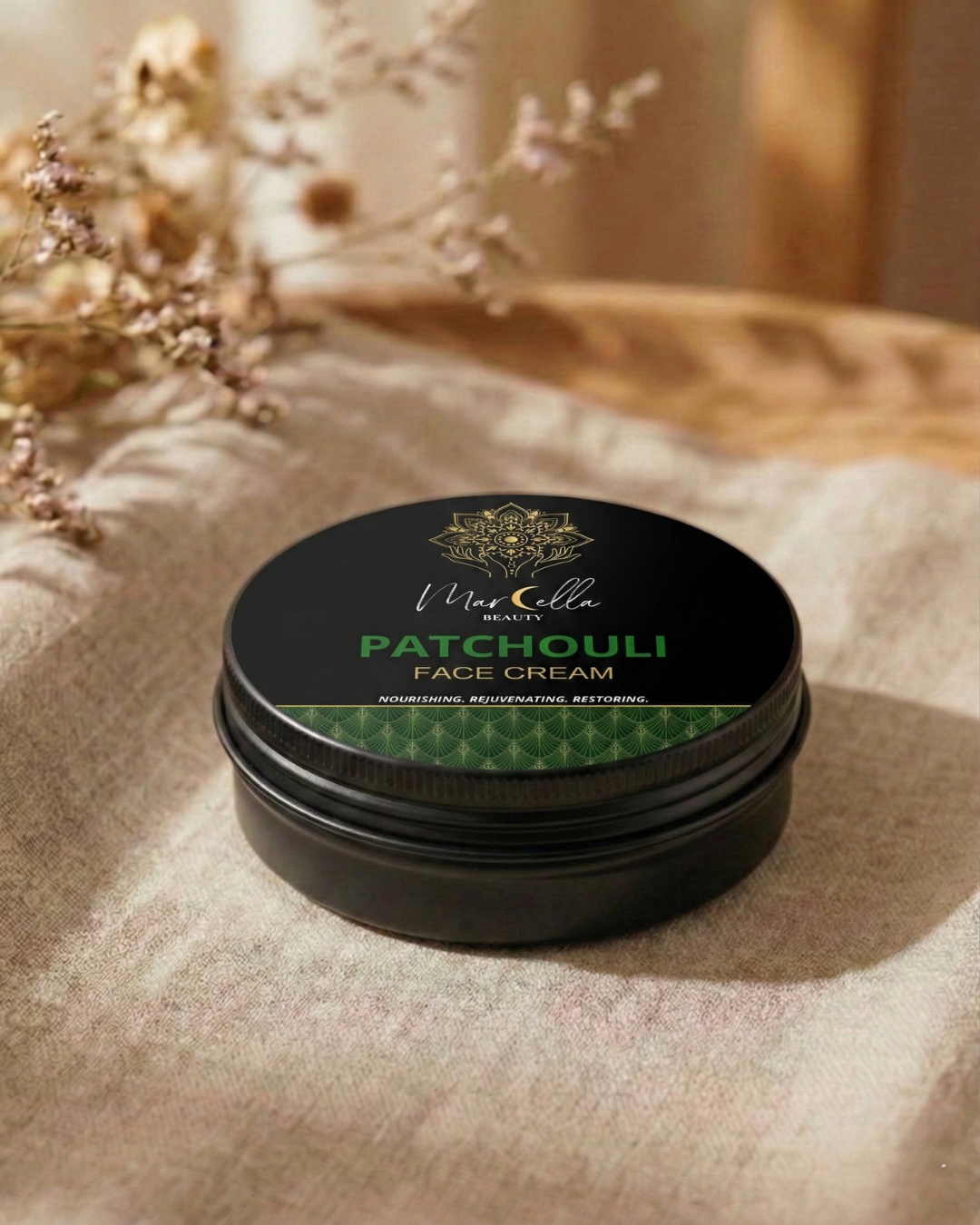 Natural Face Cream with Patchouli